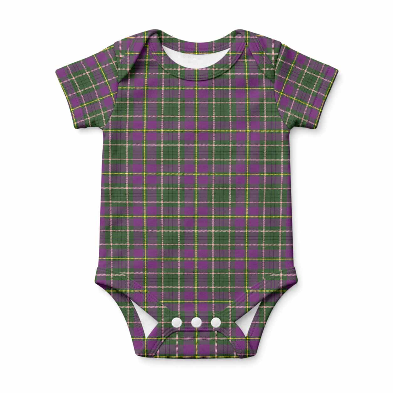 Taylor (Tailyour) Tartan Baby Onesie , Plaid Infant Bodysuit for Boys & Girls (0-24M), Snap Closure Newborn Romper for Holiday & Photoshoot