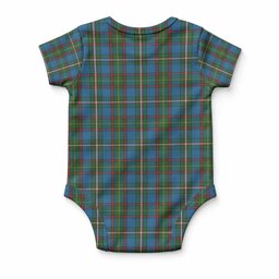 Tait Tartan Baby Onesie , Plaid Infant Bodysuit for Boys & Girls (0-24M), Snap Closure Newborn Romper for Holiday & Photoshoot