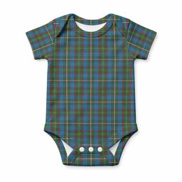 Tait Tartan Baby Onesie , Plaid Infant Bodysuit for Boys & Girls (0-24M), Snap Closure Newborn Romper for Holiday & Photoshoot