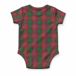 Rattray Tartan Baby Onesie , Plaid Infant Bodysuit for Boys & Girls (0-24M), Snap Closure Newborn Romper for Holiday & Photoshoot