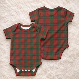 Thomas of Wales Tartan Baby Onesie , Plaid Infant Bodysuit for Boys & Girls (0-24M), Snap Closure Newborn Romper for Holiday & Photoshoot