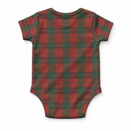 Thomas of Wales Tartan Baby Onesie , Plaid Infant Bodysuit for Boys & Girls (0-24M), Snap Closure Newborn Romper for Holiday & Photoshoot