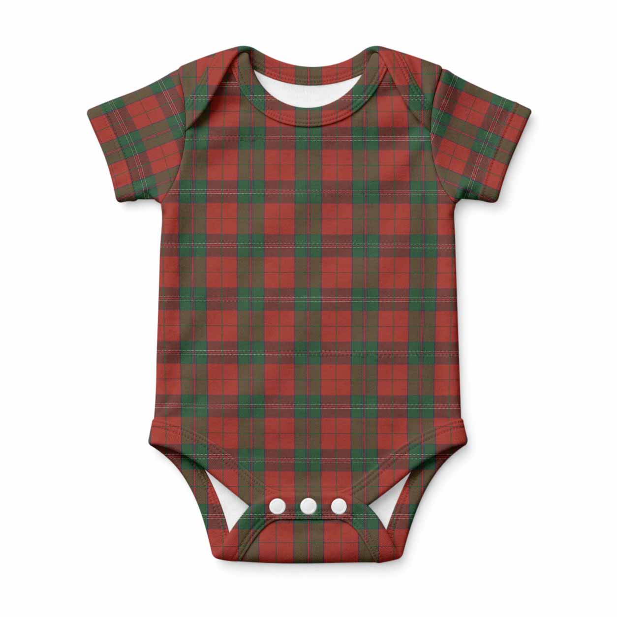 Thomas of Wales Tartan Baby Onesie , Plaid Infant Bodysuit for Boys & Girls (0-24M), Snap Closure Newborn Romper for Holiday & Photoshoot
