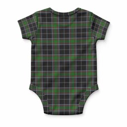 Webster Tartan Baby Onesie , Plaid Infant Bodysuit for Boys & Girls (0-24M), Snap Closure Newborn Romper for Holiday & Photoshoot