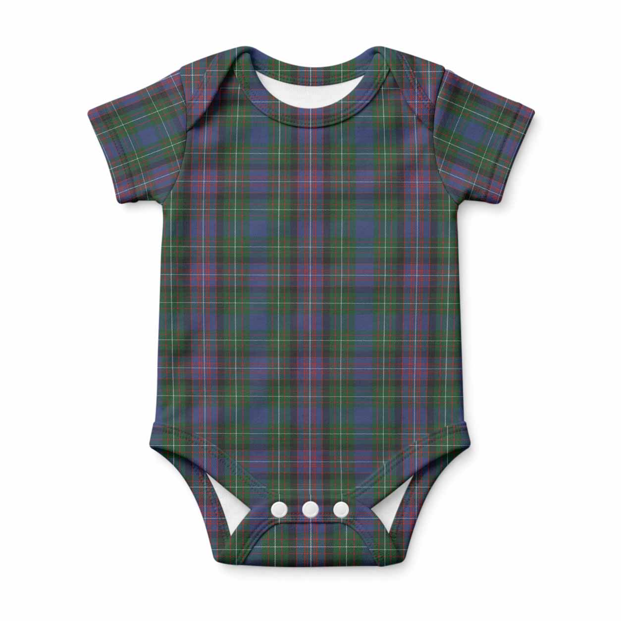 Rankin Tartan Baby Onesie , Plaid Infant Bodysuit for Boys & Girls (0-24M), Snap Closure Newborn Romper for Holiday & Photoshoot