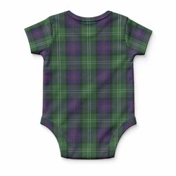 Sutherland Tartan Baby Onesie , Plaid Infant Bodysuit for Boys & Girls (0-24M), Snap Closure Newborn Romper for Holiday & Photoshoot