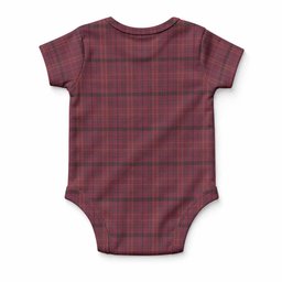 Williams of Wales Tartan Baby Onesie , Plaid Infant Bodysuit for Boys & Girls (0-24M), Snap Closure Newborn Romper for Holiday & Photoshoot