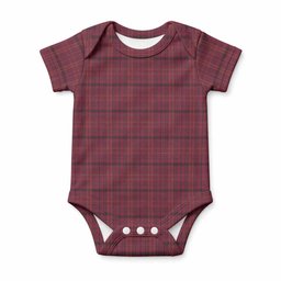 Williams of Wales Tartan Baby Onesie , Plaid Infant Bodysuit for Boys & Girls (0-24M), Snap Closure Newborn Romper for Holiday & Photoshoot