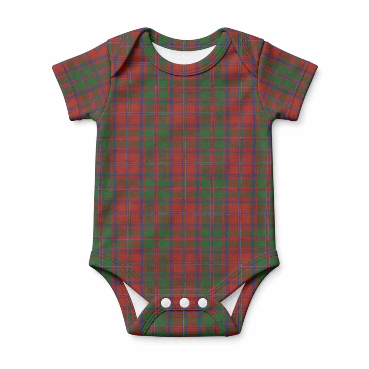 Stewart (Stuart) of Appin Tartan Baby Onesie , Plaid Infant Bodysuit for Boys & Girls (0-24M), Snap Closure Newborn Romper for Holiday & Photoshoot