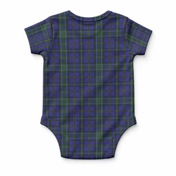 Weir Tartan Baby Onesie , Plaid Infant Bodysuit for Boys & Girls (0-24M), Snap Closure Newborn Romper for Holiday & Photoshoot