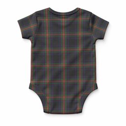 Watt Tartan Baby Onesie , Plaid Infant Bodysuit for Boys & Girls (0-24M), Snap Closure Newborn Romper for Holiday & Photoshoot
