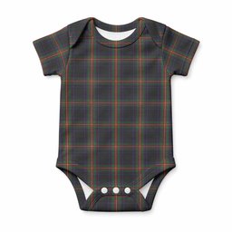 Watt Tartan Baby Onesie , Plaid Infant Bodysuit for Boys & Girls (0-24M), Snap Closure Newborn Romper for Holiday & Photoshoot