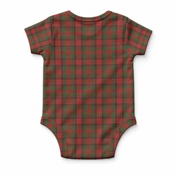 Tipperary Tartan Baby Onesie , Plaid Infant Bodysuit for Boys & Girls (0-24M), Snap Closure Newborn Romper for Holiday & Photoshoot