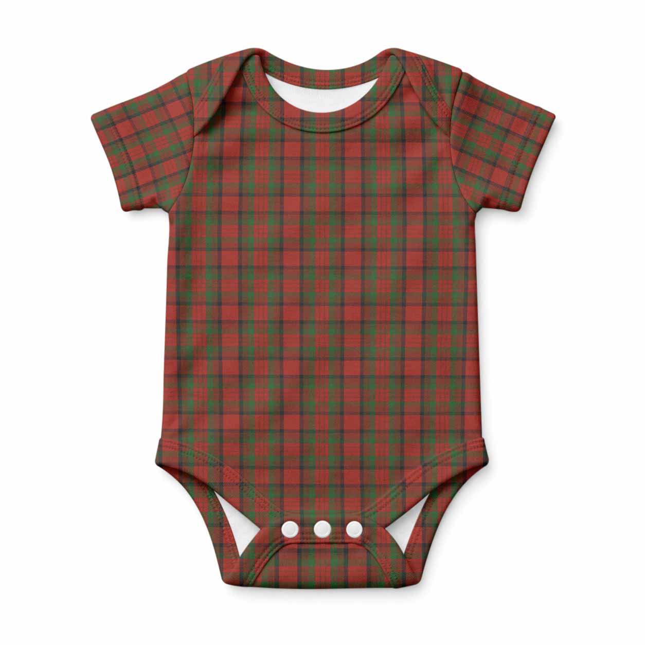 Tipperary Tartan Baby Onesie , Plaid Infant Bodysuit for Boys & Girls (0-24M), Snap Closure Newborn Romper for Holiday & Photoshoot