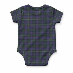 Sempill (Semple) Tartan Baby Onesie , Plaid Infant Bodysuit for Boys & Girls (0-24M), Snap Closure Newborn Romper for Holiday & Photoshoot