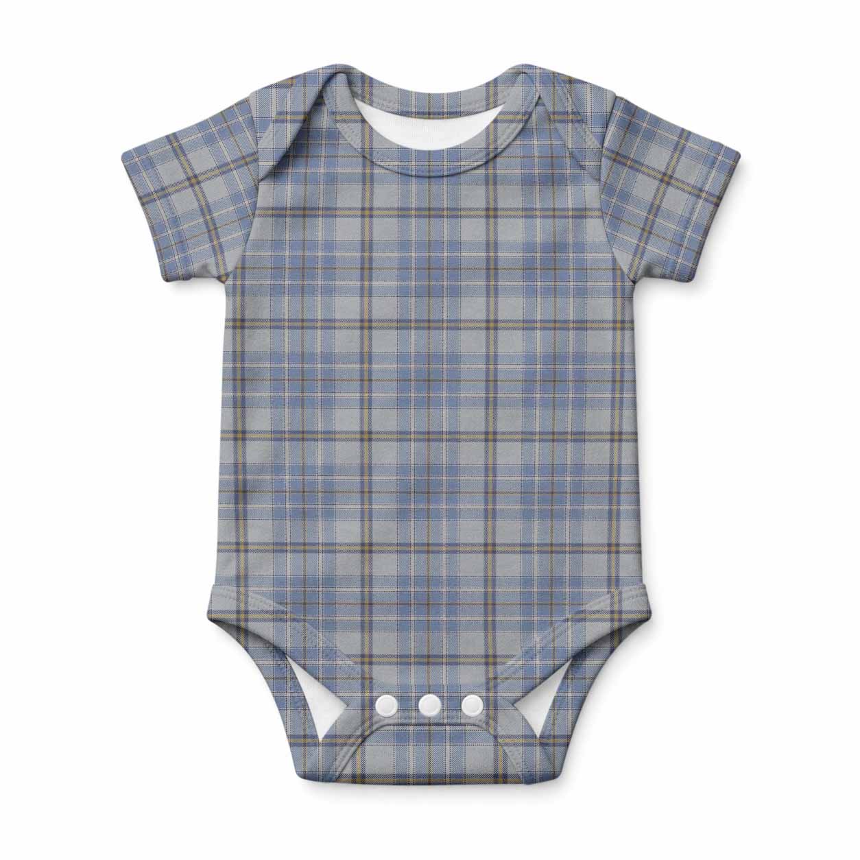 Tweedie Tartan Baby Onesie , Plaid Infant Bodysuit for Boys & Girls (0-24M), Snap Closure Newborn Romper for Holiday & Photoshoot