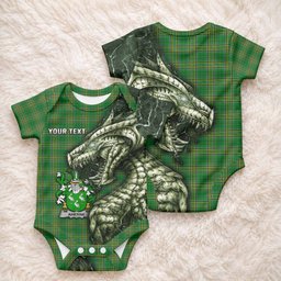 Aherne Irish Clan Baby Onesie Irish Roots Dragon Soul