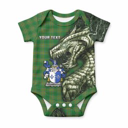 Bermingham Irish Clan Baby Onesie Irish Roots Dragon Soul