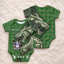 Clinton Irish Clan Baby Onesie Irish Roots Dragon Soul