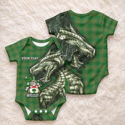 Flannery Irish Clan Baby Onesie Irish Roots Dragon Soul