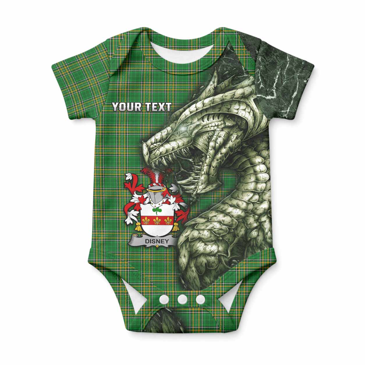 Disney Irish Clan Baby Onesie Irish Roots Dragon Soul