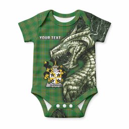 Glennon Irish Clan Baby Onesie Irish Roots Dragon Soul