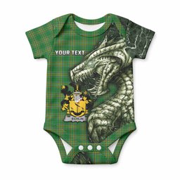 Echlin Irish Clan Baby Onesie Irish Roots Dragon Soul