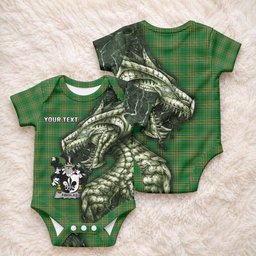 Finglas Irish Clan Baby Onesie Irish Roots Dragon Soul