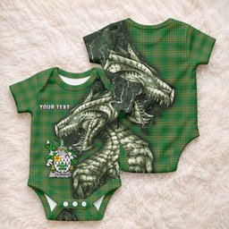 Flower Irish Clan Baby Onesie Irish Roots Dragon Soul