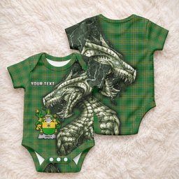 Haly O'Haly Irish Clan Baby Onesie Irish Roots Dragon Soul