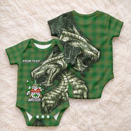 Leech Irish Clan Baby Onesie Irish Roots Dragon Soul