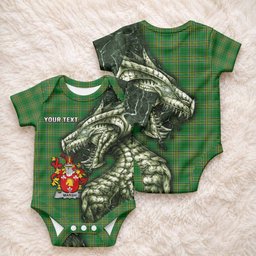 Marsh Irish Clan Baby Onesie Irish Roots Dragon Soul