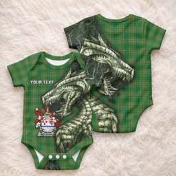 Melaghlin Irish Clan Baby Onesie Irish Roots Dragon Soul