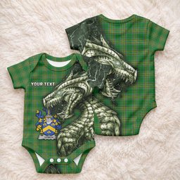 Lynch Irish Clan Baby Onesie Irish Roots Dragon Soul