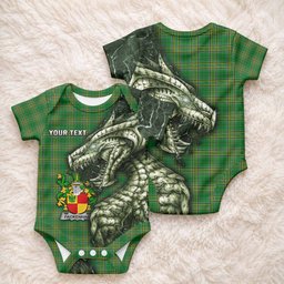 Packenham Irish Clan Baby Onesie Irish Roots Dragon Soul