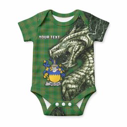 Walter Irish Clan Baby Onesie Irish Roots Dragon Soul