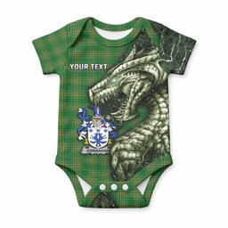 Shanahan Irish Clan Baby Onesie Irish Roots Dragon Soul
