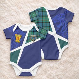 Ferguson (Fergusson) The Scottish Football Crest Baby Onesie Lion-Tartan Army