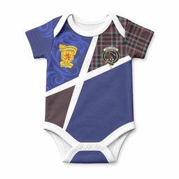 Borthwick The Scottish Football Crest Baby Onesie Lion-Tartan Army