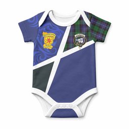 Galbraith The Scottish Football Crest Baby Onesie Lion-Tartan Army