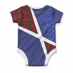 Brodie The Scottish Football Crest Baby Onesie Lion-Tartan Army