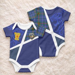 Edmonstone The Scottish Football Crest Baby Onesie Lion-Tartan Army