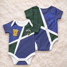 Davidson The Scottish Football Crest Baby Onesie Lion-Tartan Army