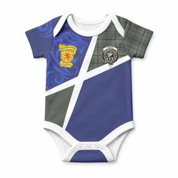 Craig The Scottish Football Crest Baby Onesie Lion-Tartan Army