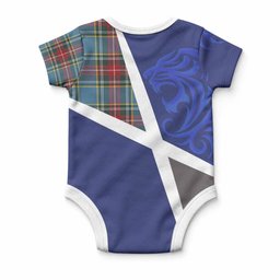 Beaton The Scottish Football Crest Baby Onesie Lion-Tartan Army