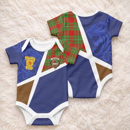 Grierson The Scottish Football Crest Baby Onesie Lion-Tartan Army