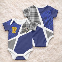 Glen The Scottish Football Crest Baby Onesie Lion-Tartan Army