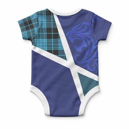 Clergy The Scottish Football Crest Baby Onesie Lion-Tartan Army