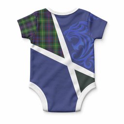 Farquharson The Scottish Football Crest Baby Onesie Lion-Tartan Army