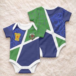 Currie The Scottish Football Crest Baby Onesie Lion-Tartan Army